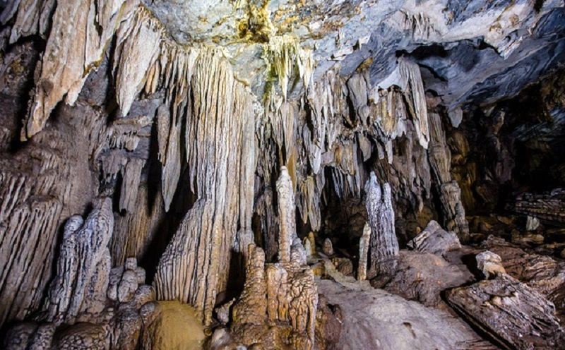 thạch nhũ sống động